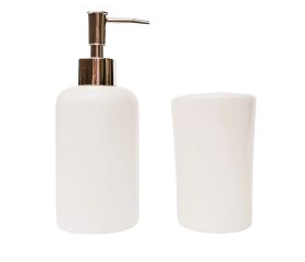 Producto - SET DE BAÑO 2 PIEZAS CERAMICA
