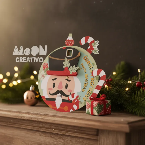 Producto - Cuenta regresiva calendario Cascanueces de Navidad (Formato Digital)