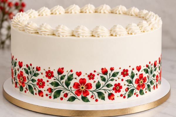Producto - LAMINA COMESTIBLE ENTERA FLORAL 50 - 0