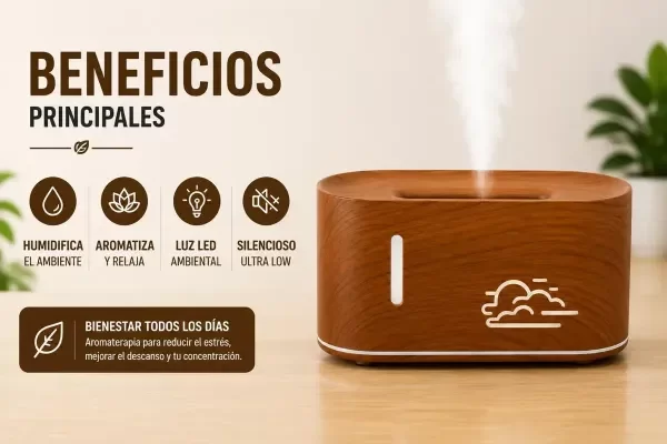 Producto - Humidificador Led sin filtro "Nube" - 4