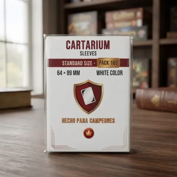 Producto - Sleeves Cartarium Standard 64x89 mm Blancas Commander Pack x100 - 2