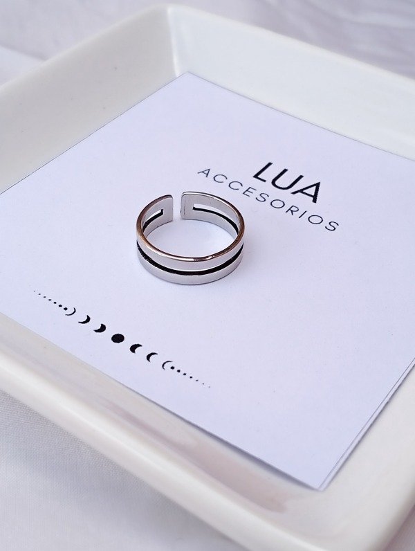 Producto - Anillo LINEAS - Acero quirúrgico