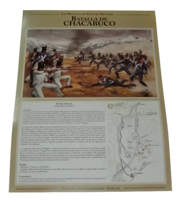 Producto - Batalla De Chacabuco Lamina Escolar Las Batallas De Nuestra Historia