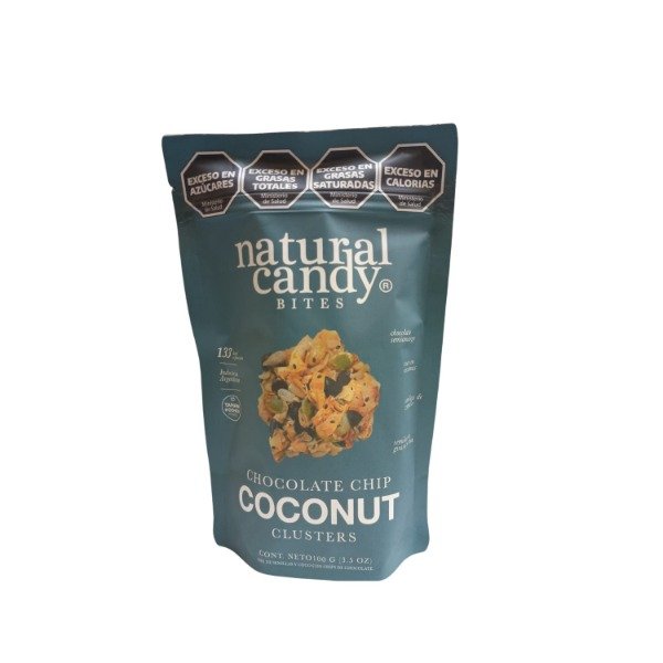 Producto - BITES NATURAL CANDY CHOCOLATE CHIPS COCONUT X 100GRS