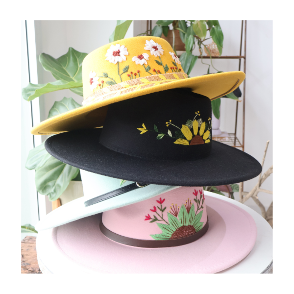 Producto - Sombrero Paño Bordado - 2