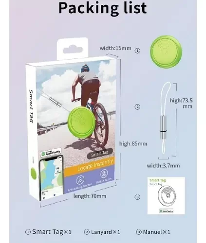 Producto - AP1074 RASTREADOR BLUETOOTH  LINCCRAS SMART TAG