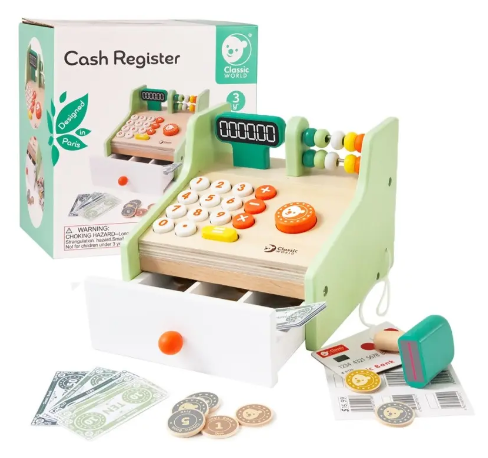 Producto - CAJA REGISTRADORA MADERA