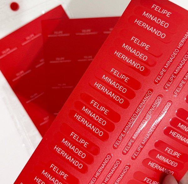 Producto - Etiquetas lisas