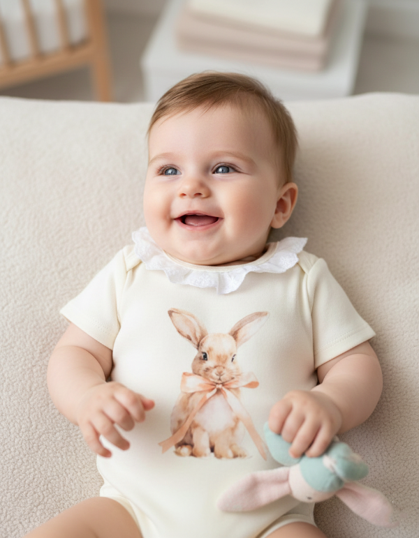 Producto - Body conejita con puntilla