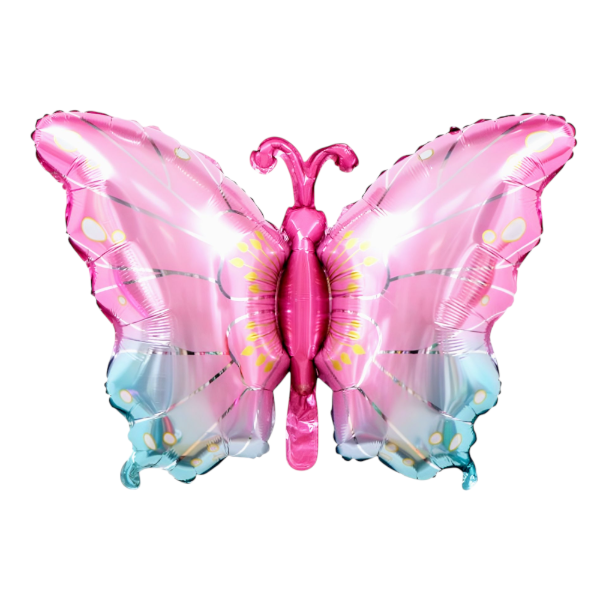 Producto - Globo Mariposa Rosa degradé 60cm