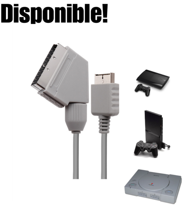 Producto - Cable AV Scart RGB PS1 PS2 PS3