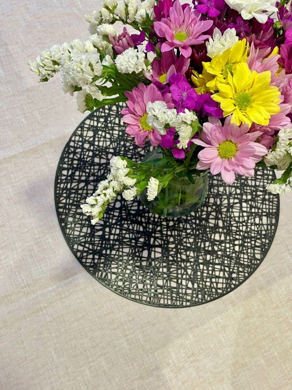 Producto - Individuales PVC negro