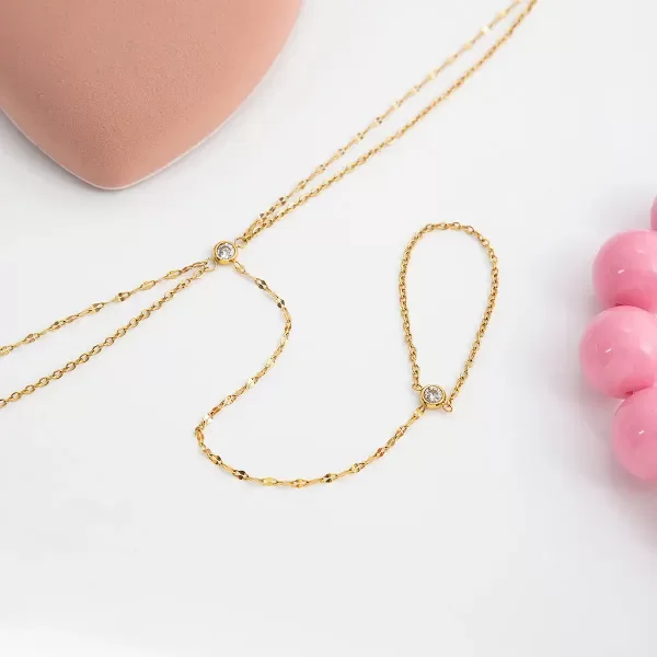 Producto - Pulsera + anillo Odalis Gold - 1