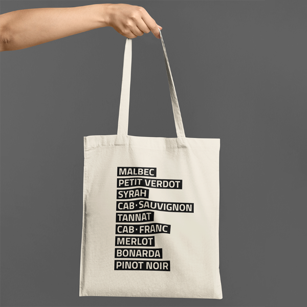 Producto - TOTE CEPAS TINTAS BLACK