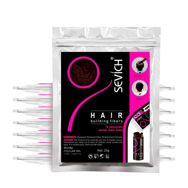 Producto - MEGA Recarga 200g Fibras Capilares Sevich