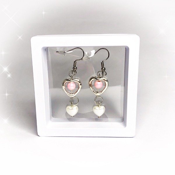 Producto - Aros corazon metal