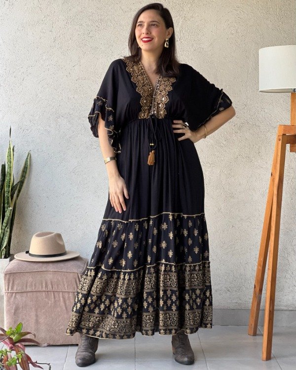 Producto - Folk Espalda Abierta Bordado M a XL