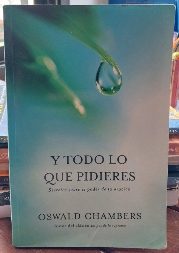 Producto - Y todo lo que pidieres CHAMBERS