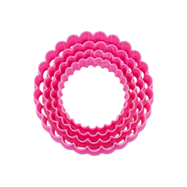 Producto - Set de cortantes de Circulos ondeados