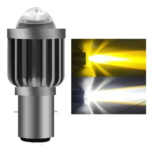 Producto - LAMPARA LED TIPO BOSCH 18 MM CON LUPA PARA MOTO