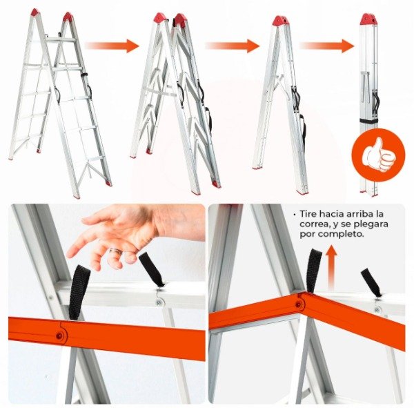Producto - Escalera Plegable 3 Escalones cod62625