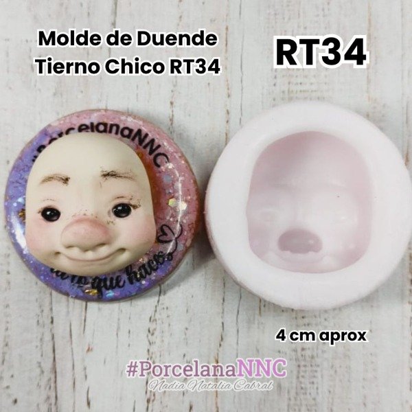 Producto - Molde de Duende Tierno Chico RT34