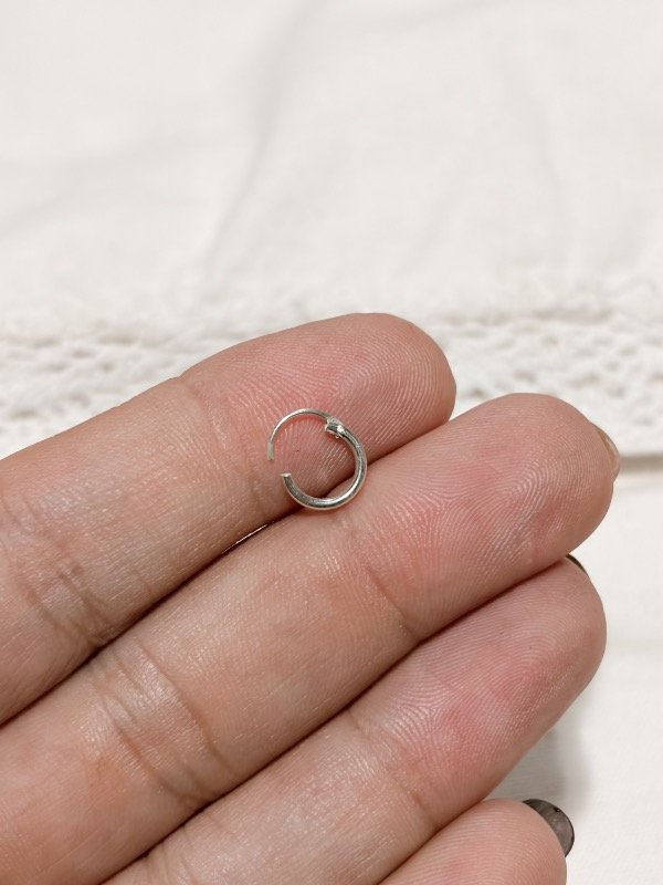 Producto - Argollita GI cierre Bisagra (Unidad) 0.7mm - 1