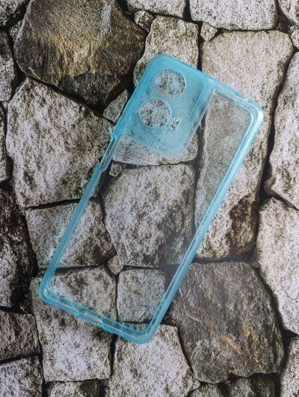 Producto - Funda bumper cristal Moto G04/G04s celeste