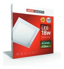 Producto - Plafon Led 18w embutir cuadrado frio Akai