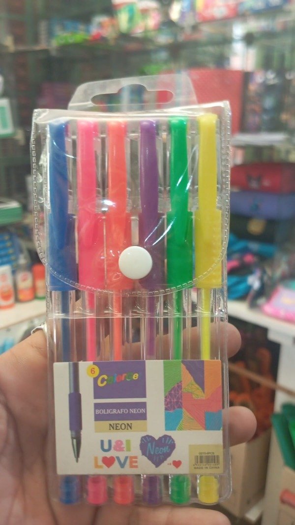 Producto - Lapicera de Neon x6 ColorGel