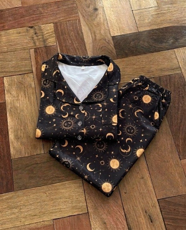 Producto - Pijama camisero largo - Night azul - 2