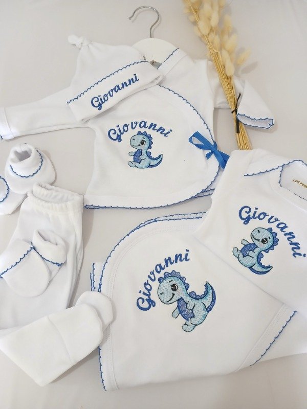 Producto - Ajuar personalizado 7 piezas Dino