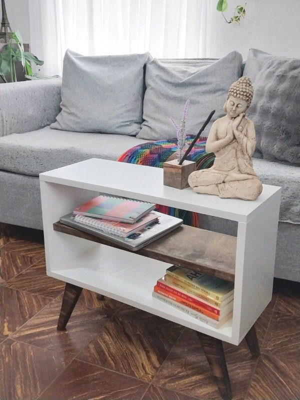 Producto - Mesa de sofá nórdica 65x25cm 55cm de alto (POR ENCARGUE)