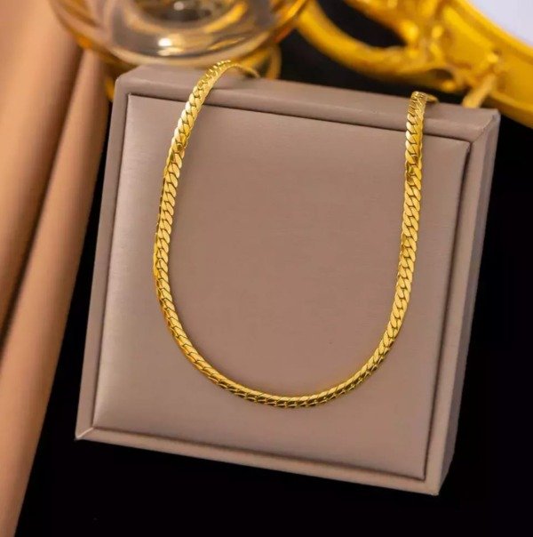 Producto - CADENA SOL GOLD. ACERO DORADO