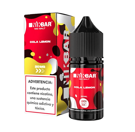 Producto - (NIC SALT) NIKBAR - 20MG - COLA LEMON