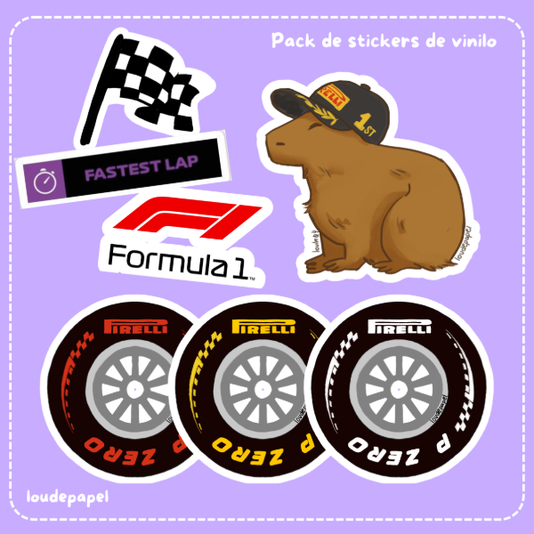Producto - Pack GP - Stickers de Vinilo