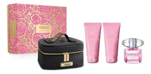 Producto - KIT PERFUME VERSACE BRIGHT CRYSTAL EDT 4 PIEZAS