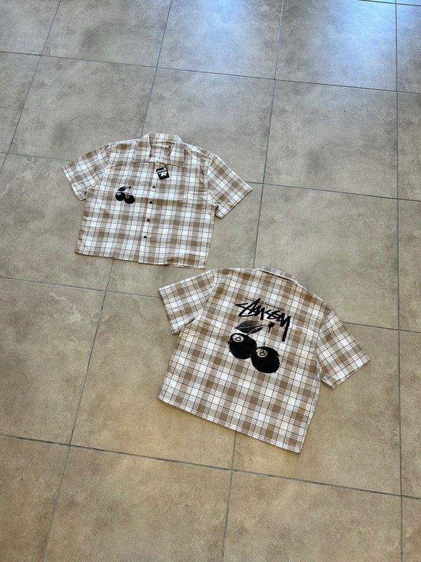 Producto - CAMISA BOXY STUSS BEIGE