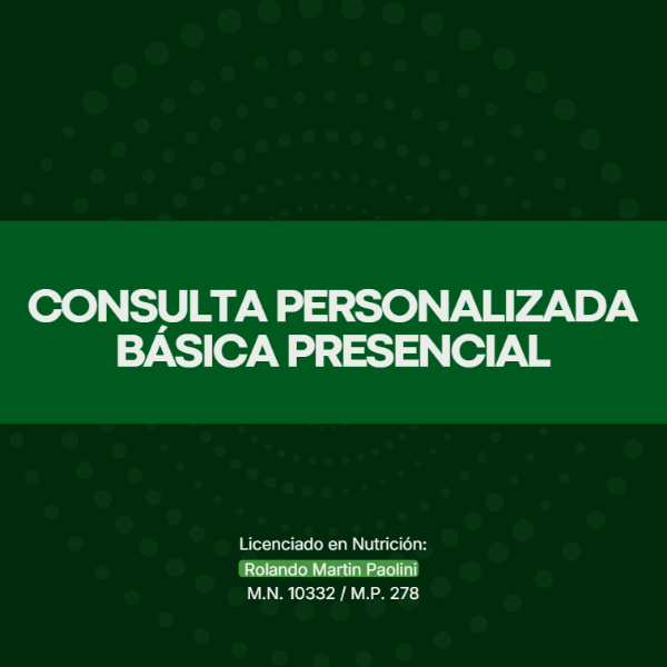 Producto - Consulta Personalizada Básica PRESENCIAL