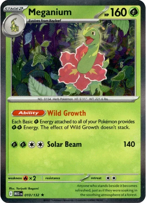 Producto - Meganium - 010/132 - Mega Evolution - Holo