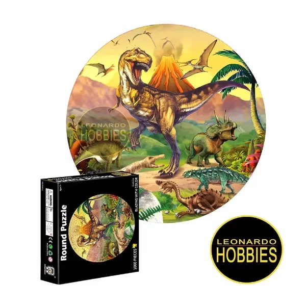Producto - Dinosaurios 1000 Piezas Circular Funny Land - Hao Xiang FT492
