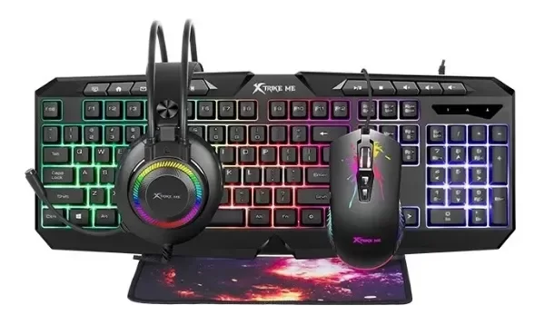 Producto - COMBO GAMING X4 (AURICULARES+TECLADO+MOUSE)