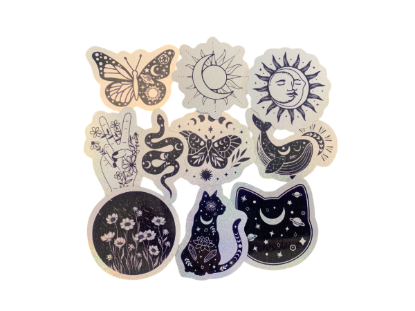 Producto - Stickers Holográficos x10 - Combo 8