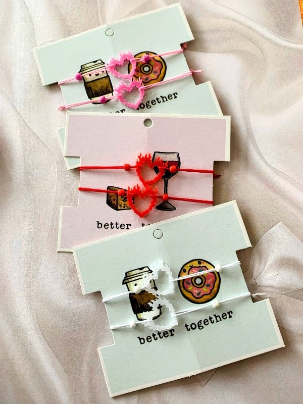 Producto - Pulsera doble corazón fuego