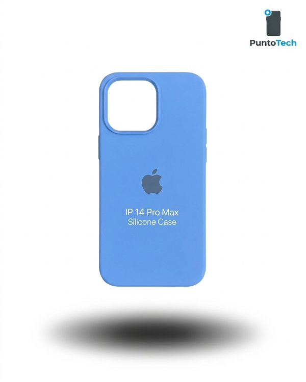 Producto - Silicon case iPhone 14 Pro Max Celeste