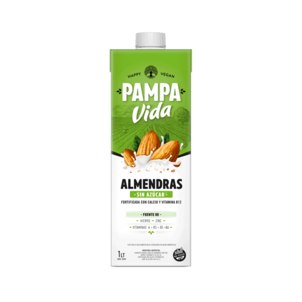 Producto - Bebida de almendras, sin azúcar Pampa