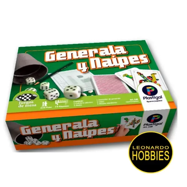 Producto - Generala y Naipes Plastigal 148