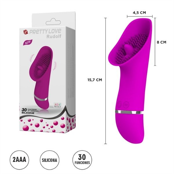 Producto - MASAJEADOR DE CLITORIS CON 30 FUNCIONES DE VIBRACION