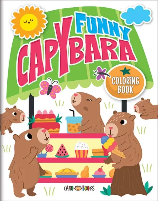 Producto - Funny Capybara Libro para Pintar