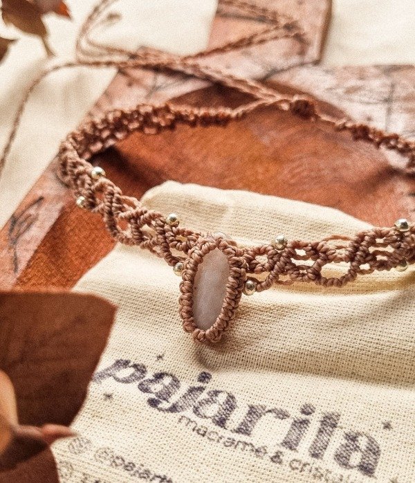 Producto - Choker zen - Piedra lunar